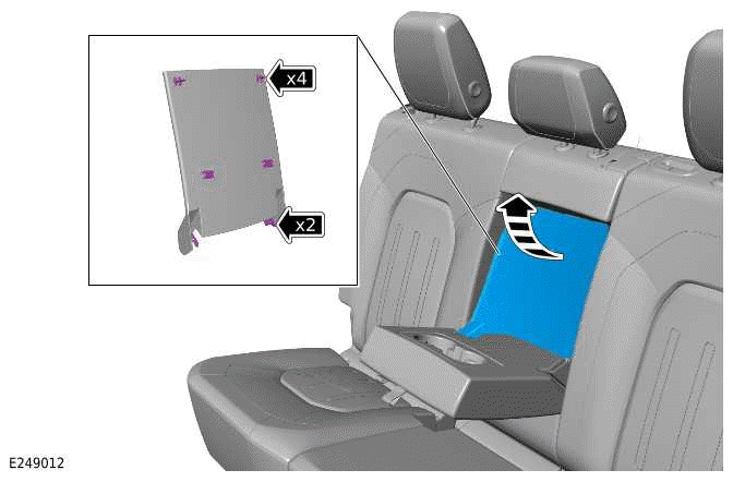 Second Row Seat Armrest
